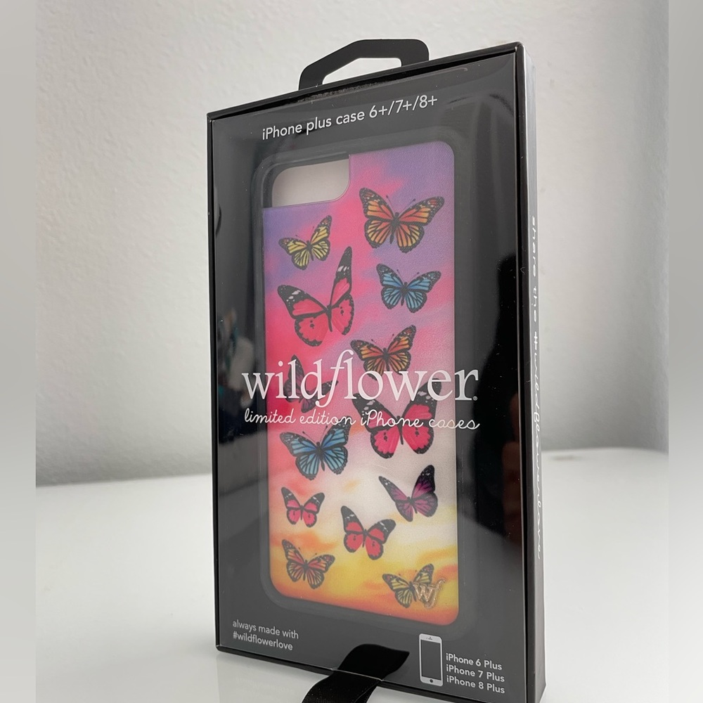 Wildflower Iphone Case for iphone 8 plus, 7 plus and 6 plus.